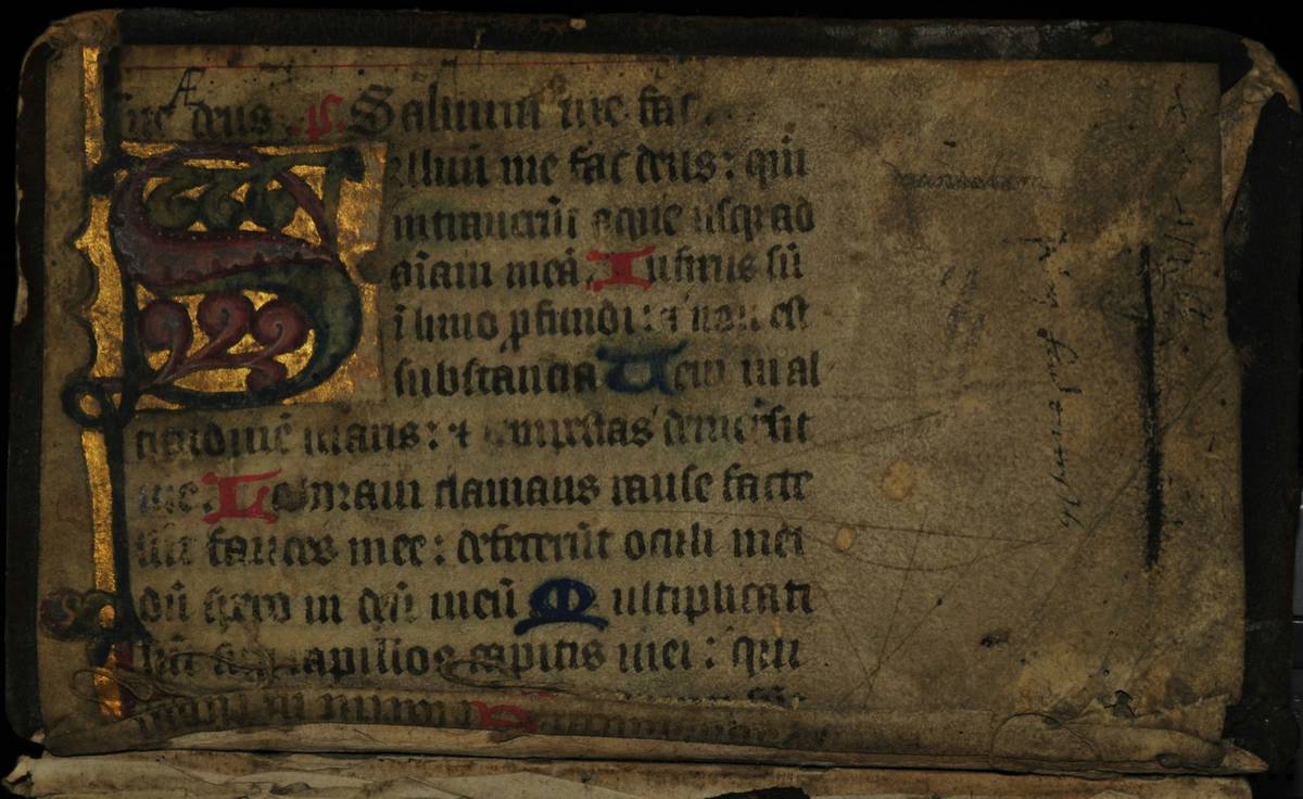 linguistic history historical old english johnson: 18th-century dictionary page next to Old English manuscript showing stark script and vocabulary differences